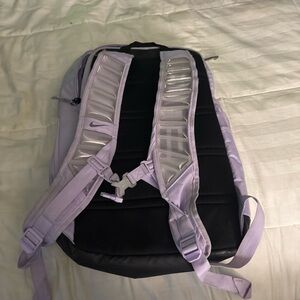 Nike Men's Lavender and Black Padded-Strap Backpack